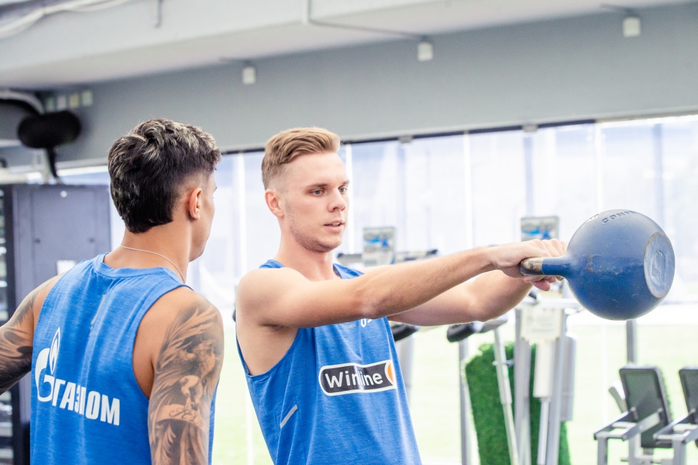 Зимние «Газпром» — тренировочные сборы 2025: 16 января, утренняя тренировка