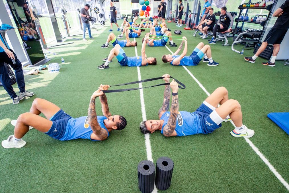 Зимние «Газпром» — тренировочные сборы 2025: 16 января, утренняя тренировка