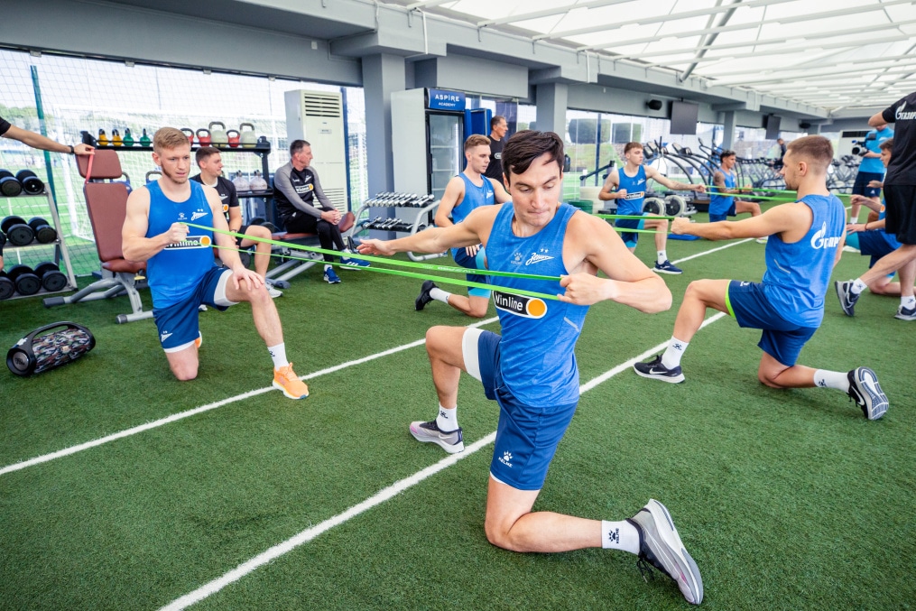 Зимние «Газпром» — тренировочные сборы 2025: 16 января, утренняя тренировка