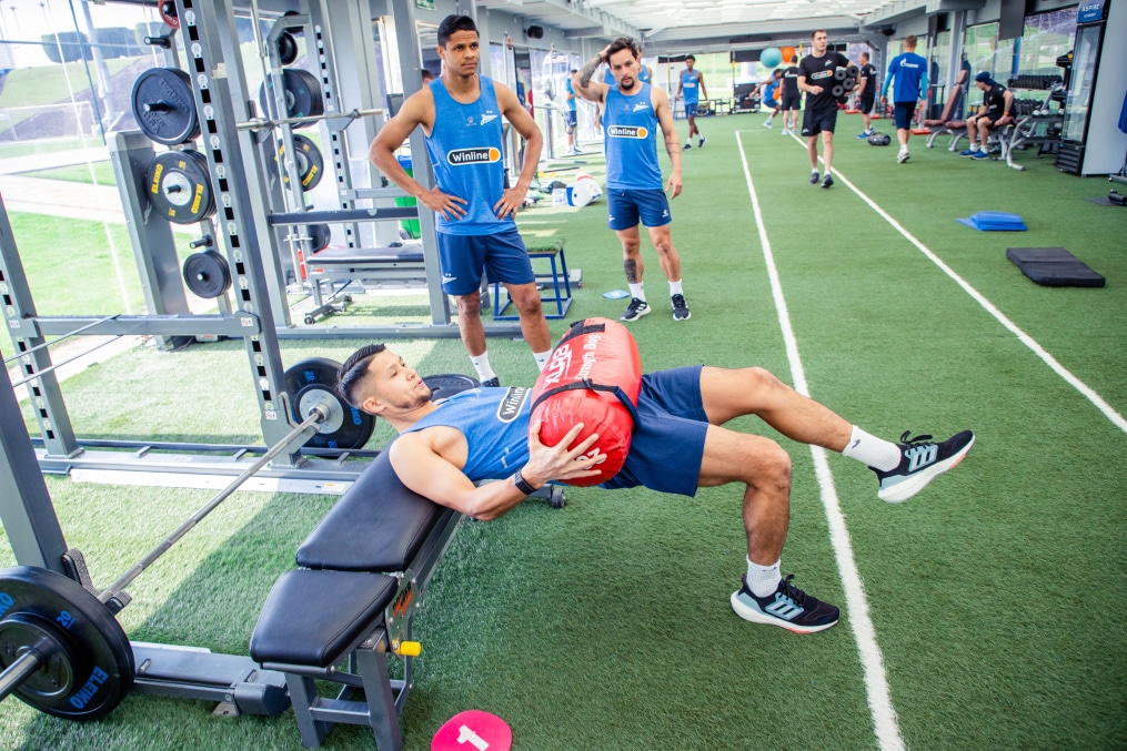 Зимние «Газпром» — тренировочные сборы 2025: 16 января, утренняя тренировка