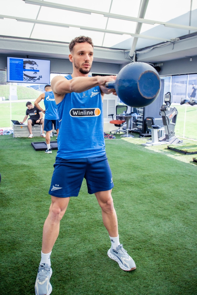 Зимние «Газпром» — тренировочные сборы 2025: 16 января, утренняя тренировка