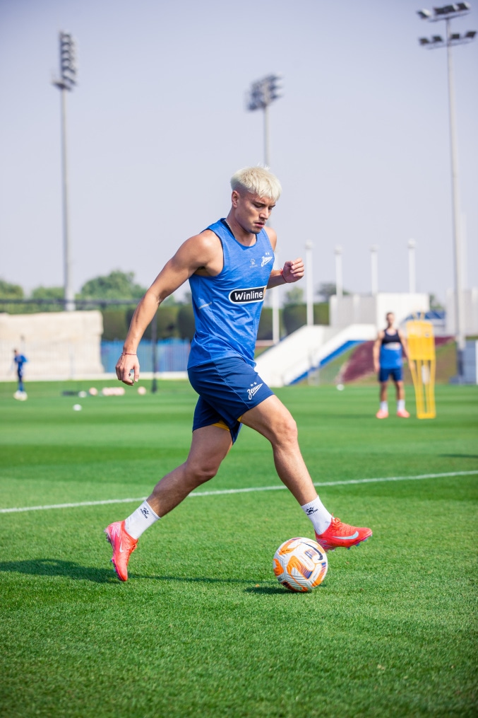 Зимние «Газпром» — тренировочные сборы 2025: 16 января, утренняя тренировка