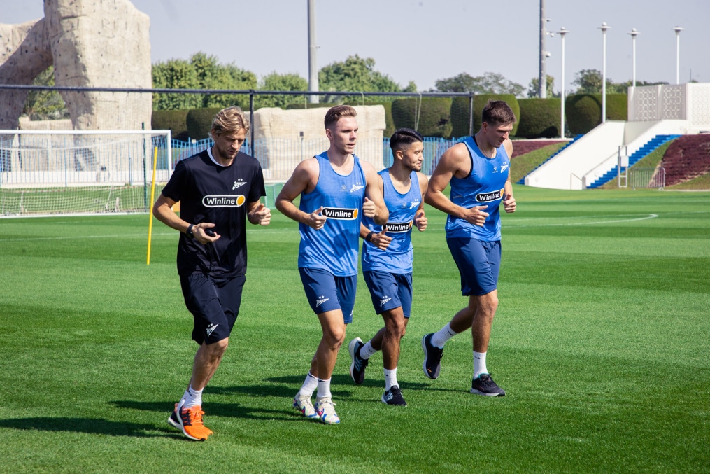 Зимние «Газпром» — тренировочные сборы 2025: 17 января, утренняя тренировка