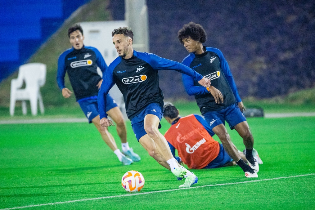 Зимние «Газпром» — тренировочные сборы 2025: 17 января, вечерняя тренировка