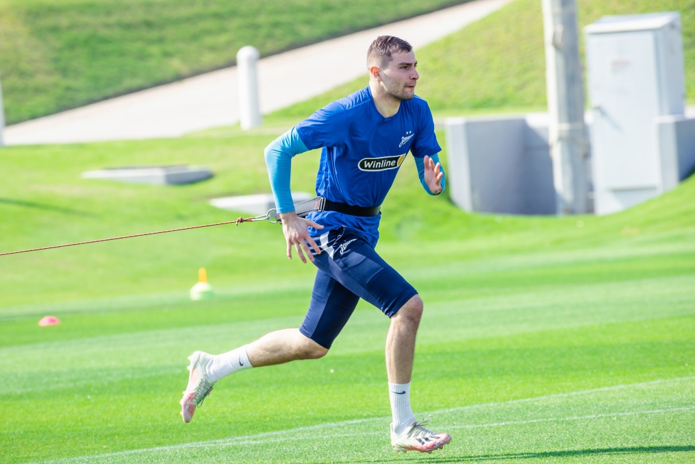 Зимние «Газпром» — тренировочные сборы 2025: 18 января, утренняя тренировка