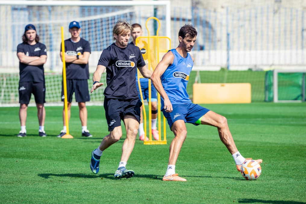 Зимние «Газпром» — тренировочные сборы 2025: 18 января, утренняя тренировка