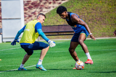 Зимние «Газпром» — тренировочные сборы 2025: 18 января, утренняя тренировка