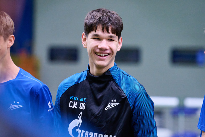 Тренировка «Зенита»-2009 и «Зенита»-2008 в «Газпром»-Академии