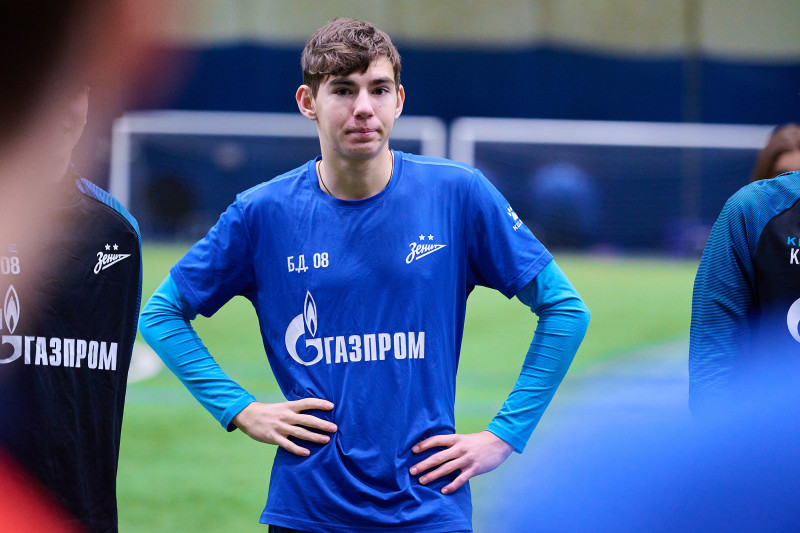 Тренировка «Зенита»-2009 и «Зенита»-2008 в «Газпром»-Академии