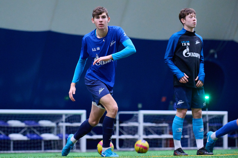 Тренировка «Зенита»-2009 и «Зенита»-2008 в «Газпром»-Академии