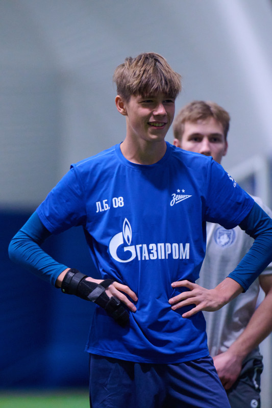 Тренировка «Зенита»-2009 и «Зенита»-2008 в «Газпром»-Академии