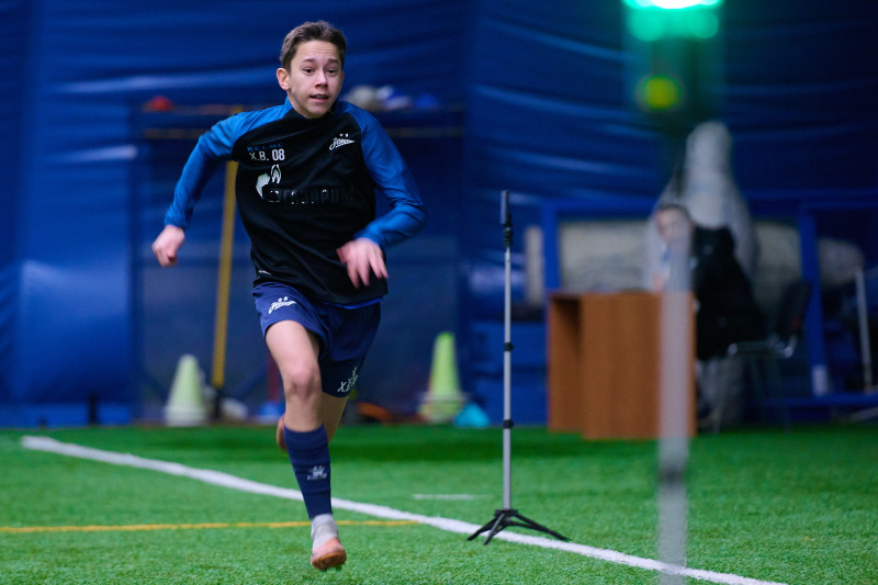 Тренировка «Зенита»-2009 и «Зенита»-2008 в «Газпром»-Академии