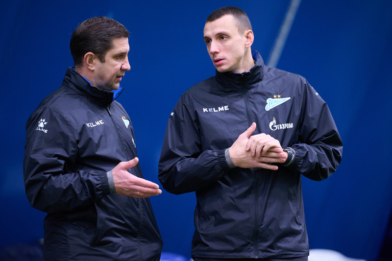 Тренировка «Зенита»-2009 и «Зенита»-2008 в «Газпром»-Академии