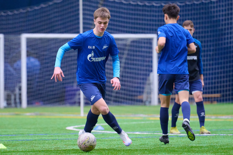 Тренировка «Зенита»-2009 и «Зенита»-2008 в «Газпром»-Академии