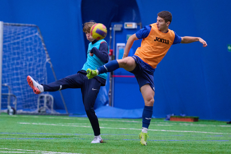 Тренировка «Зенита»-2009 и «Зенита»-2008 в «Газпром»-Академии