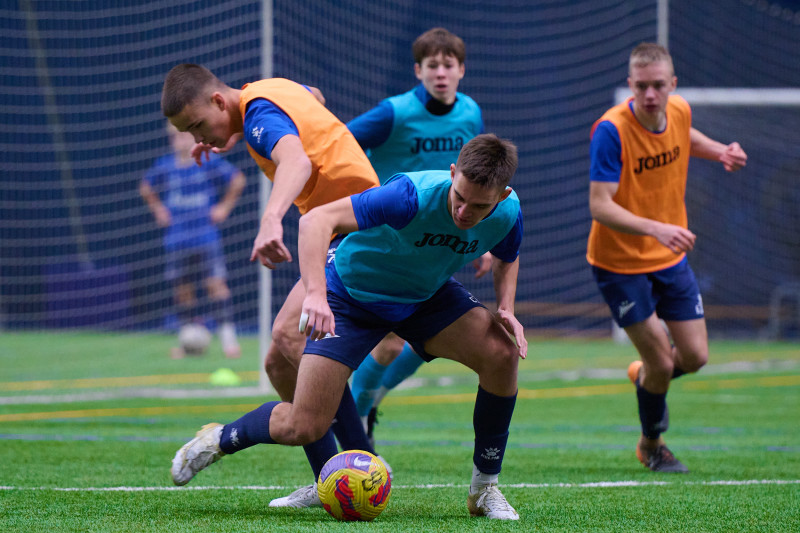 Тренировка «Зенита»-2009 и «Зенита»-2008 в «Газпром»-Академии