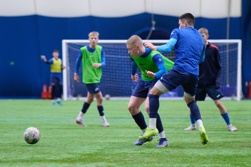 Тренировка «Зенита»-2009 и «Зенита»-2008 в «Газпром»-Академии