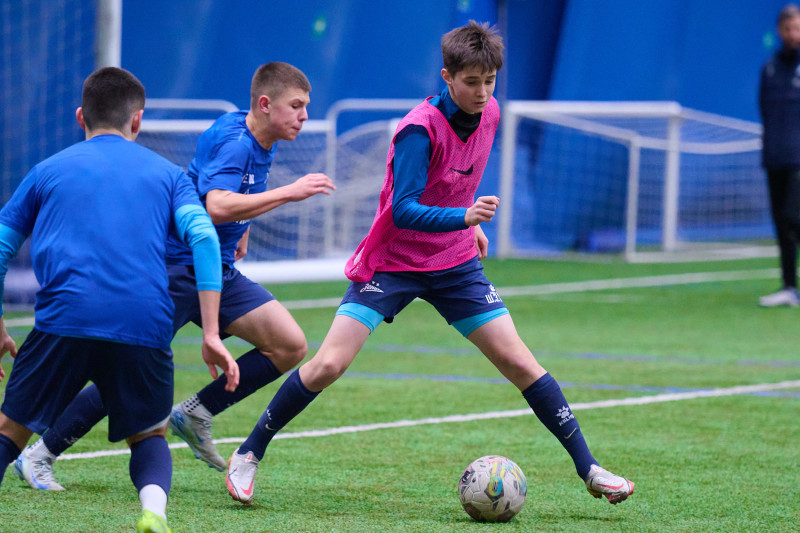 Тренировка «Зенита»-2009 и «Зенита»-2008 в «Газпром»-Академии