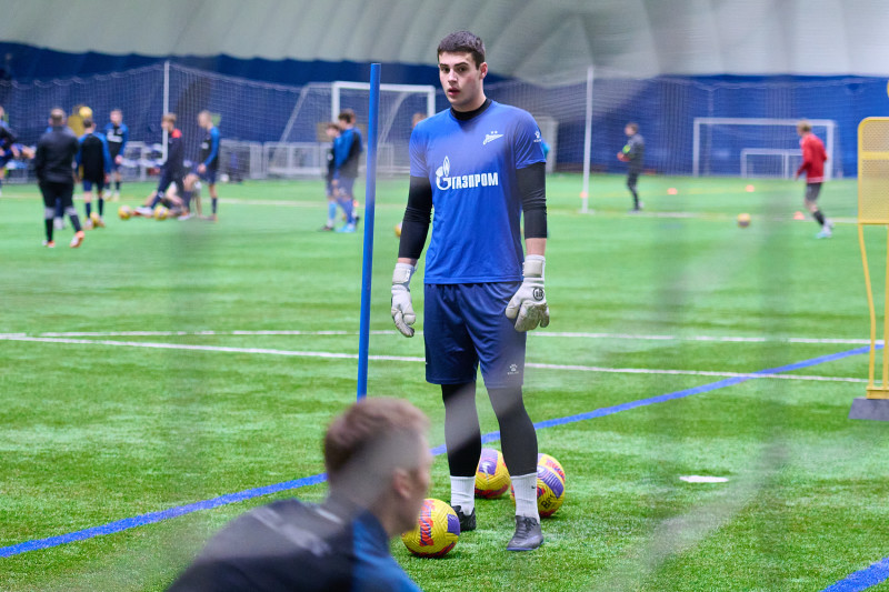 Тренировка «Зенита»-2009 и «Зенита»-2008 в «Газпром»-Академии