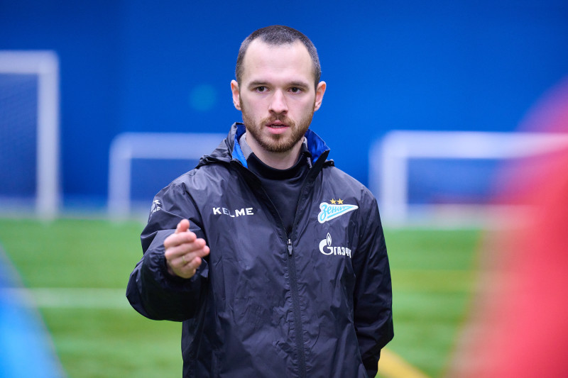 Тренировка «Зенита»-2009 и «Зенита»-2008 в «Газпром»-Академии