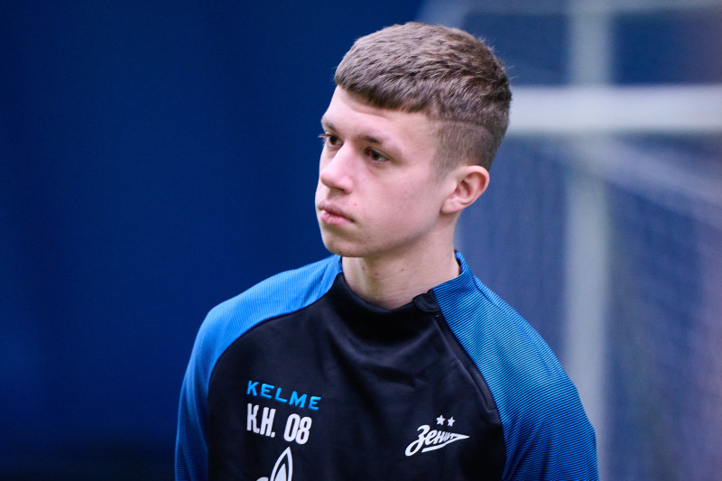 Тренировка «Зенита»-2009 и «Зенита»-2008 в «Газпром»-Академии