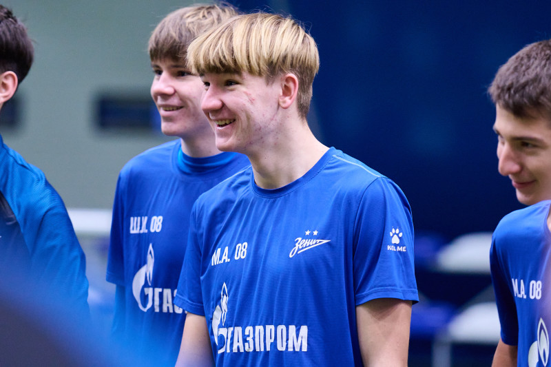 Тренировка «Зенита»-2009 и «Зенита»-2008 в «Газпром»-Академии