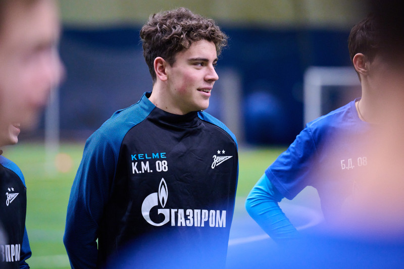 Тренировка «Зенита»-2009 и «Зенита»-2008 в «Газпром»-Академии