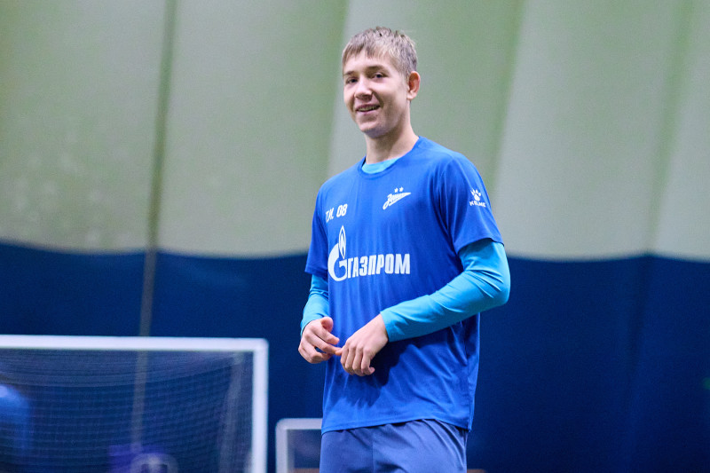 Тренировка «Зенита»-2009 и «Зенита»-2008 в «Газпром»-Академии