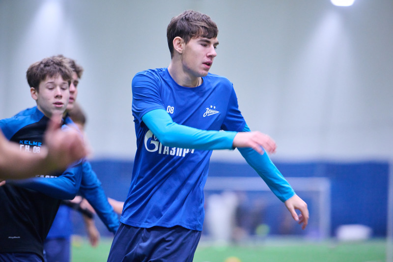 Тренировка «Зенита»-2009 и «Зенита»-2008 в «Газпром»-Академии