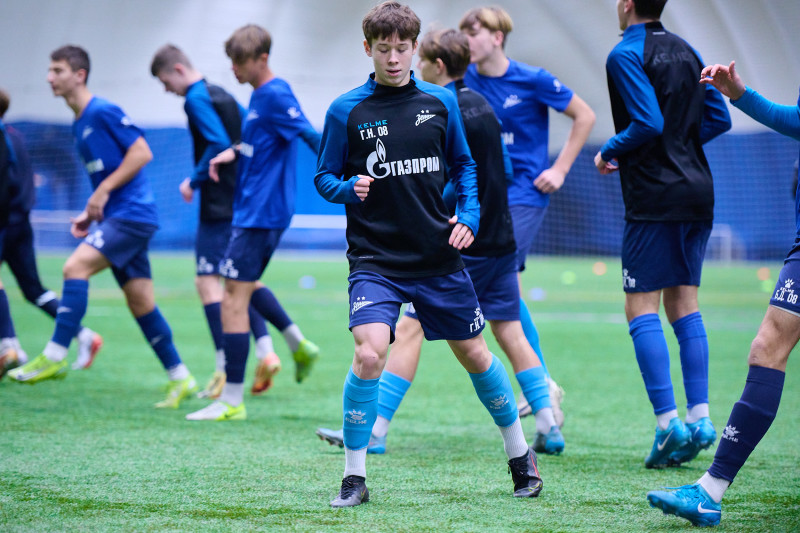 Тренировка «Зенита»-2009 и «Зенита»-2008 в «Газпром»-Академии