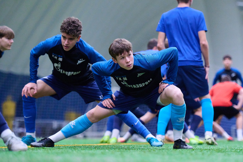 Тренировка «Зенита»-2009 и «Зенита»-2008 в «Газпром»-Академии