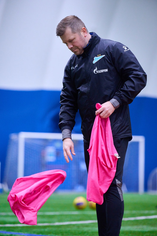 Тренировка «Зенита»-2009 и «Зенита»-2008 в «Газпром»-Академии