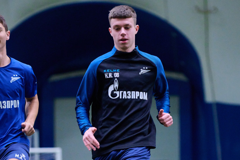 Тренировка «Зенита»-2009 и «Зенита»-2008 в «Газпром»-Академии