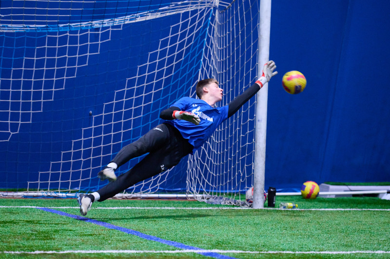 Тренировка «Зенита»-2009 и «Зенита»-2008 в «Газпром»-Академии