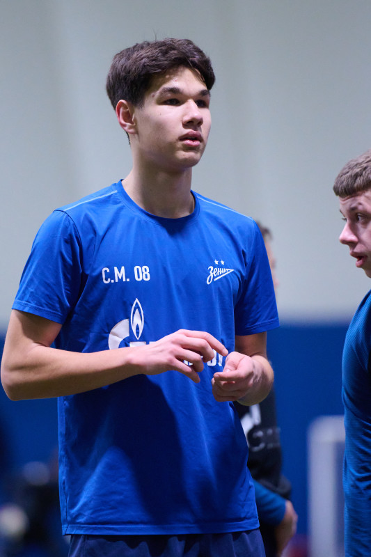 Тренировка «Зенита»-2009 и «Зенита»-2008 в «Газпром»-Академии