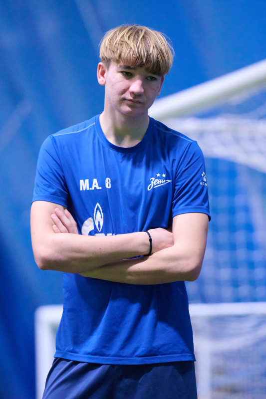 Тренировка «Зенита»-2009 и «Зенита»-2008 в «Газпром»-Академии