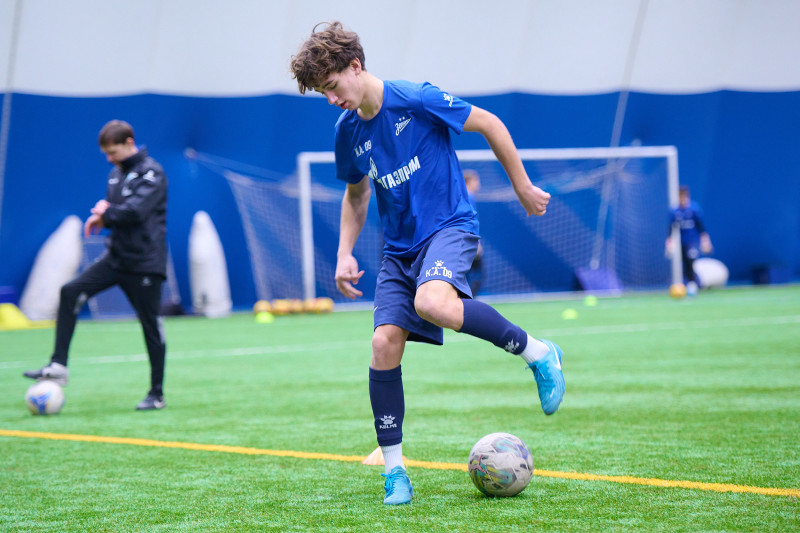 Тренировка «Зенита»-2009 и «Зенита»-2008 в «Газпром»-Академии