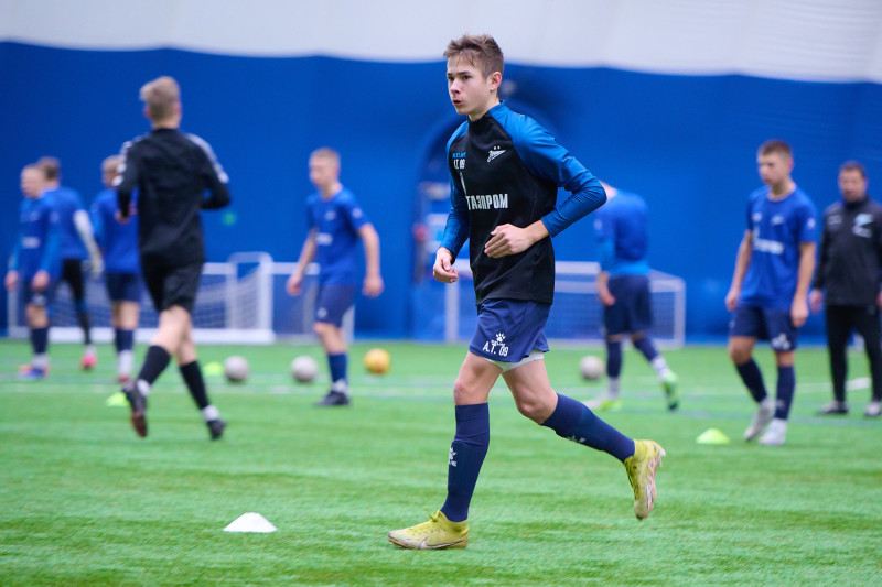 Тренировка «Зенита»-2009 и «Зенита»-2008 в «Газпром»-Академии