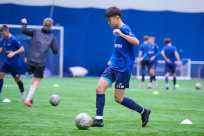 Тренировка «Зенита»-2009 и «Зенита»-2008 в «Газпром»-Академии