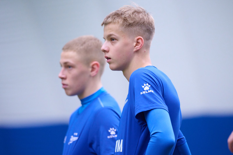 Тренировка «Зенита»-2009 и «Зенита»-2008 в «Газпром»-Академии