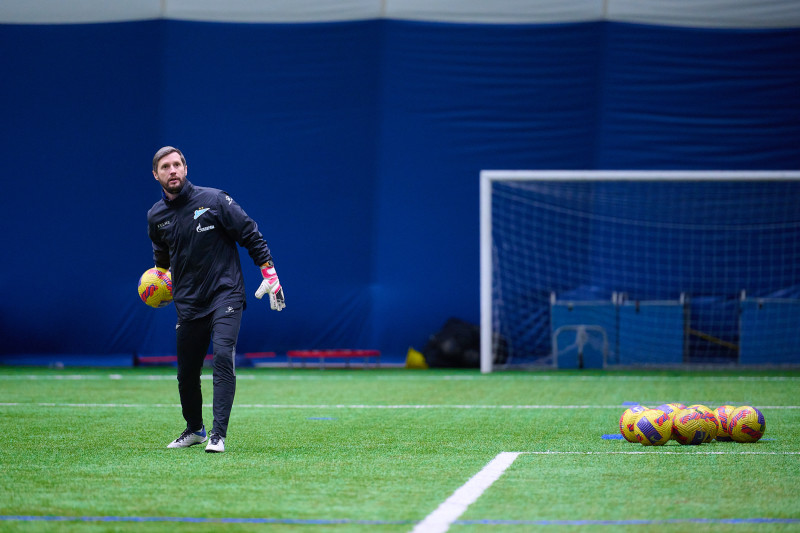 Тренировка «Зенита»-2009 и «Зенита»-2008 в «Газпром»-Академии