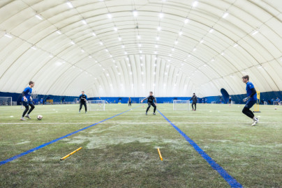 Тренировка «Зенита»-2 в «Газпром»-Академии ФК «Зенит»
