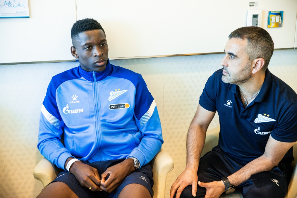 Медосмотр Луиса Энрике, полузащитника ФК «Зенит»