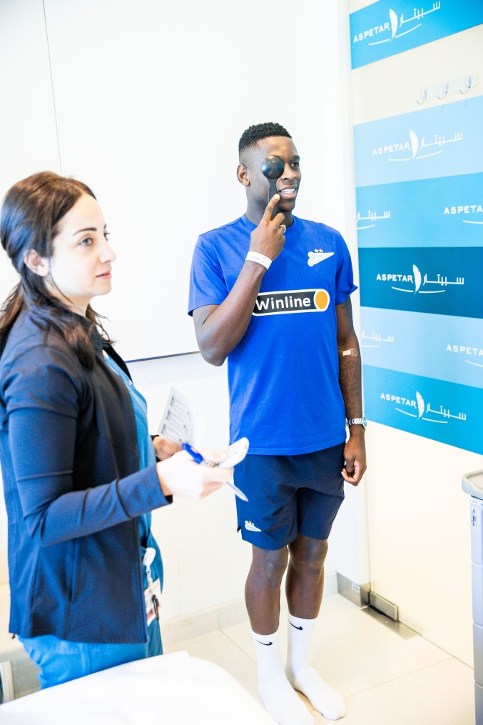 Медосмотр Луиса Энрике, полузащитника ФК «Зенит»