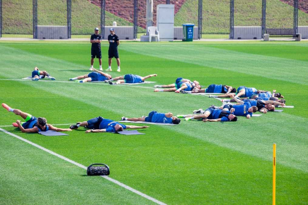 Зимние «Газпром» — тренировочные сборы 2025: 25 января, утренняя тренировка