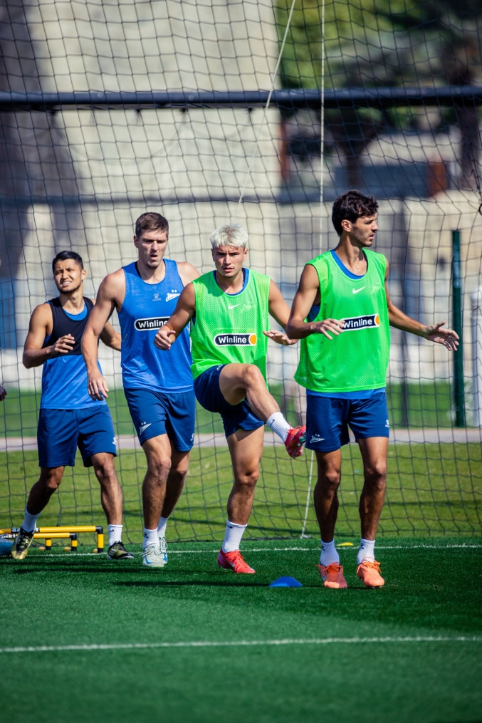 Зимние «Газпром» — тренировочные сборы 2025: 26 января, утренняя тренировка