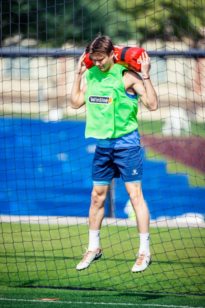 Зимние «Газпром» — тренировочные сборы 2025: 26 января, утренняя тренировка