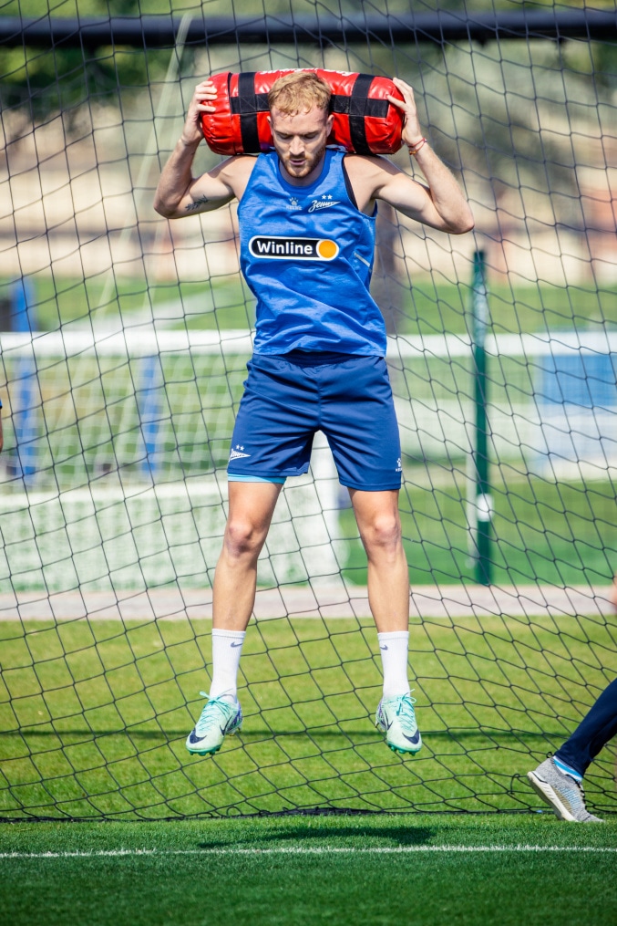 Зимние «Газпром» — тренировочные сборы 2025: 26 января, утренняя тренировка