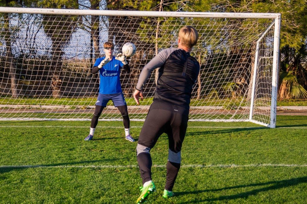 Первые учебно-тренировочные сборы «Зенита»-м в Турции: 2 февраля, тренировка вратарей