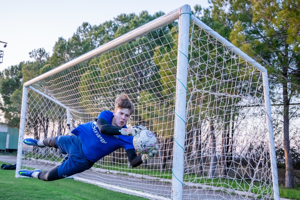 Первые учебно-тренировочные сборы «Зенита»-м в Турции: 2 февраля, тренировка вратарей